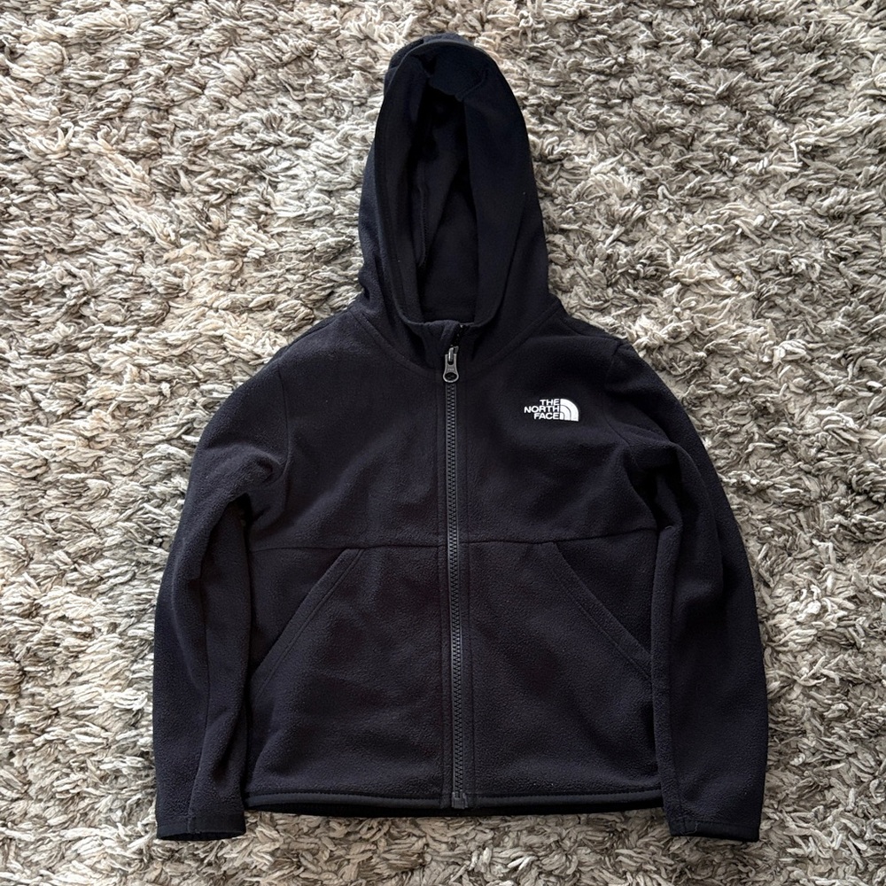 The North Face Kids Black Lightweight Full Zip Jacket